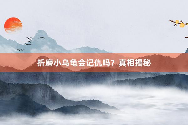 折磨小乌龟会记仇吗？真相揭秘